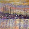 Image 3 : Limited Edition Lithograph on Paper, Harbor at Sunset, Signed and Numbered