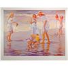 Image 1 : Lucelle Raad, Poster Print on Paper, Beach Children Scene