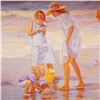 Image 2 : Lucelle Raad, Poster Print on Paper, Beach Children Scene