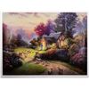 Image 1 : Thomas Kinkade,  Poster Print on Paper, The Good Shepherd Signed & Numbered