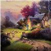Image 2 : Thomas Kinkade,  Poster Print on Paper, The Good Shepherd Signed & Numbered