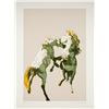 Image 1 : Fran Bull, Screenprint on Paper, Fighting Horses, Signed & Numbered
