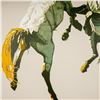 Image 3 : Fran Bull, Screenprint on Paper, Fighting Horses, Signed & Numbered
