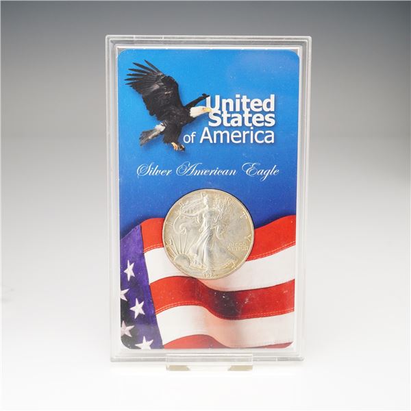 1986 American Silver Eagle, 1 oz Fine Silver, Inaugural Year
