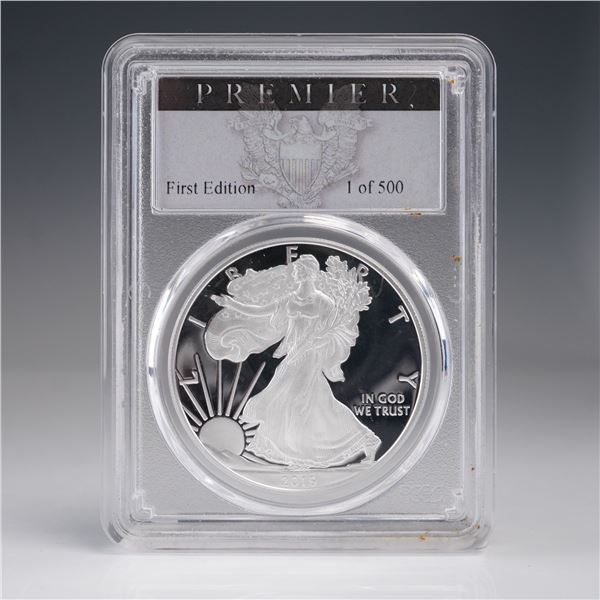 2019-W American Silver Eagle Type 1 Dollar PCGS Graded PR 70 DCAM