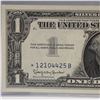 Image 5 : 3pc $1 US Silver Certificates, Mule Star Pair & 1935F Askew Serial Prefix