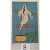 Image 1 : Gibson Blue Background Ghost & Cat Halloween Postcard