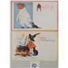 Image 1 : Pair of Gibson Halloween Postcards