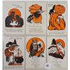 Image 1 : Set of 6 Metropolitan News Halloween Postcards