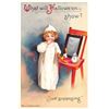 Image 1 : Clapsaddle Halloween Child with Candle Postcard