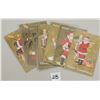 Image 4 : 8 Gold Background Whitney Santa Claus Holiday Postcards