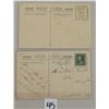Image 2 : 4 Winsch Holly Face Christmas Children Holiday Postcards