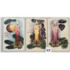 Image 2 : Group of 6 Christmas Fantasy Candle Face Holiday Postcards