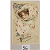 Image 1 : Be My Valentine Winsch Schmucker Lady with Hat Postcard