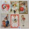 Image 2 : Group of 14 Valentine Children & Ladies Postcards