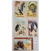 Image 1 : Group of 18 New Year Holiday Greeting Postcards