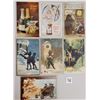 Image 2 : Group of 18 New Year Holiday Greeting Postcards