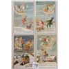 Image 1 : Group of 4 New Year Elves in the Snow & On Moon Postcards