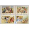Image 1 : Group of 4 Thanksgiving Holiday Postcards - 1 Black Americana Postcard