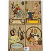 Image 1 : Set of 4 Dressed Rabbits & Children Holiday Easter Greeting Postcards