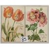 Image 2 : Group of 8 Easter Nister Flower Face Children Postcards