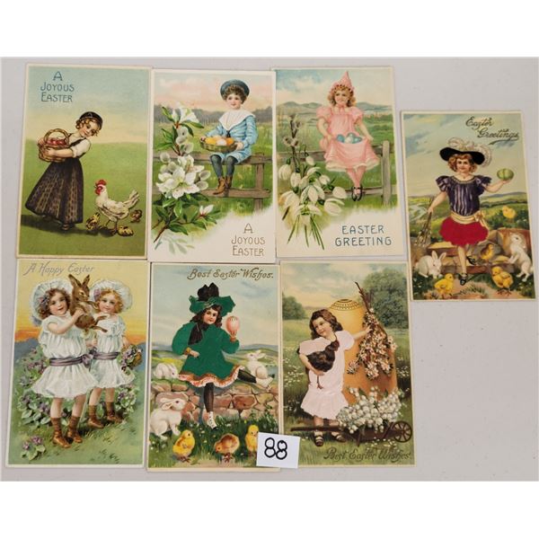 Group of 13 Easter Children Holiday Greeting Postcards