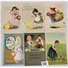 Image 2 : Group of 13 Easter Children Holiday Greeting Postcards