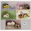 Image 2 : Group of 10 Easter Holiday Greeting Postcards