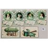 Image 1 : Group of 12 Clapsaddle St. Patrick's Day Holiday Greeting Postcards