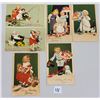 Image 1 : 6 PFB Children Greeting Postcards