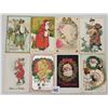 Image 1 : 17 Santa Claus Christmas Holiday Greeting Postcards