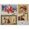 Image 3 : 17 Santa Claus Christmas Holiday Greeting Postcards