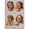 Image 1 : 4 French Pretty Lady Photo Postcards