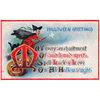 Image 1 : Halloween Greetings Witch On Broom by Hir Postcard