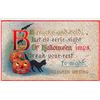 Image 1 : Halloween Greetings Black Cat & Pumpkins by Hir Postcard
