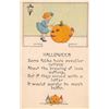 Image 1 : Girl With Jack-o-lantern Nash Halloween Postcard