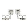 Image 2 : NEW Classic 14k White Gold 0.50 ctw Round Brilliant Diamond 4-Prong Stud Earring