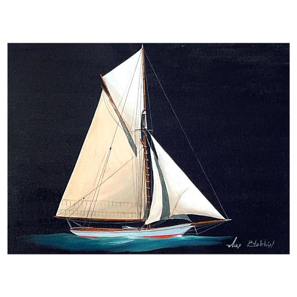 One Masted Yacht by Blokhin Original