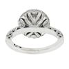 Image 8 : 18k White Gold Tacori GIA Round Diamond 2.51 ctw Engagement Ring Style HT 2522 R