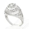 Image 9 : Vintage Platinum 1.21 ctw GIA Old European Diamond Dome Filigree Engagement Ring