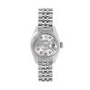 Image 2 : Rolex Ladies Stainless Steel Quickset Sapphire Silver Diamond Datejust Hidden Cl