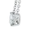 Image 3 : New 14K Gold.55 ctw Round Brilliant Diamond Solitaire Pendant w/ Adjustable Chai