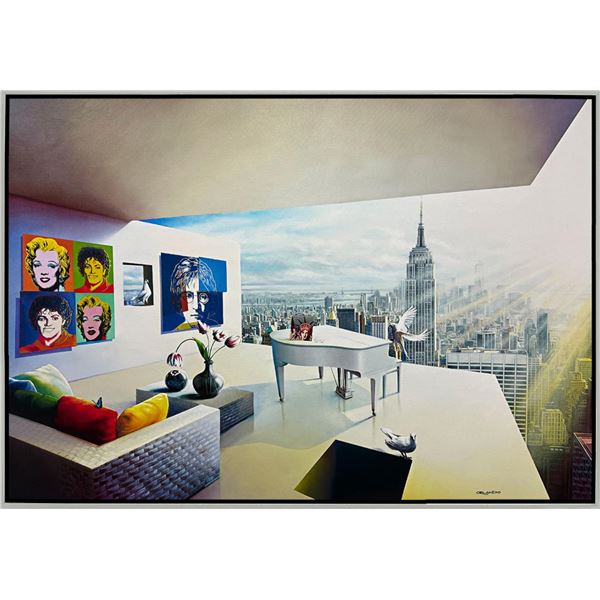 Manhattan View by Orlando Rafael Quevedo