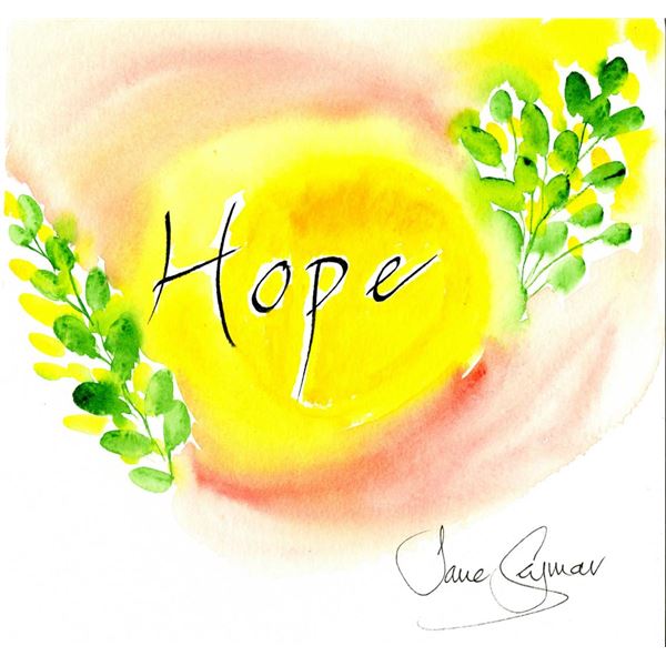 Jane SEYMOUR: Hope Series III. Hope with Sunshine and Leaves