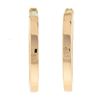 Image 3 : NEW Classic 14k Rose Gold 0.26 ctw Pave Diamond 15.4mm Simple Huggie Hoop Earrin