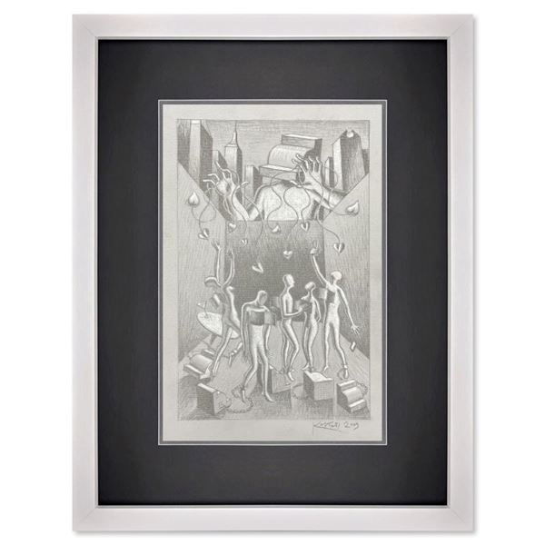 New York Strings by Kostabi Original