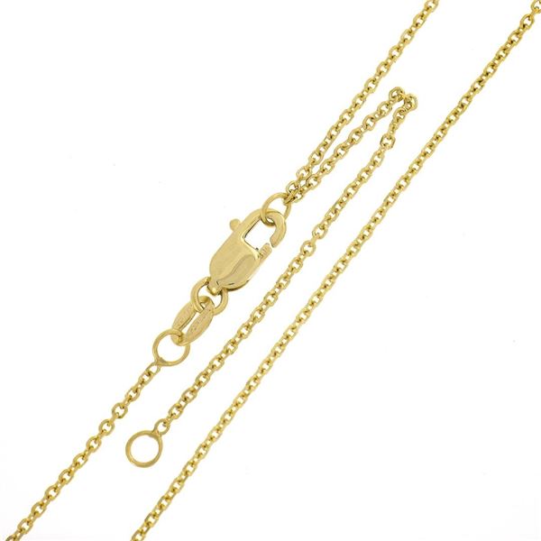 Vintage 14k Gold Bezel Oval Cabochon Pink Coral w/ Twisted Frame Pendant & Chain