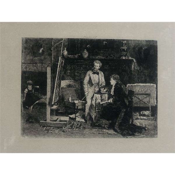 Interior of a Studio by Munkacay