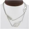 Image 1 : Tiffany & Co. Angela Cummings Silver Seashell 29.5" Snake Link Chain Necklace