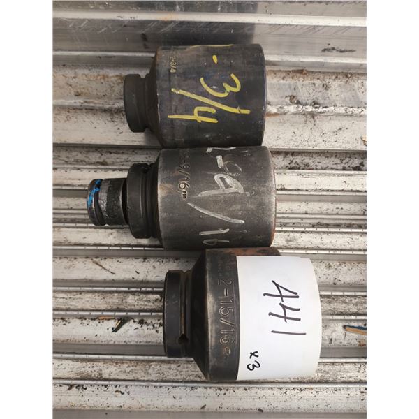 Lot - 441 Impact Sockets